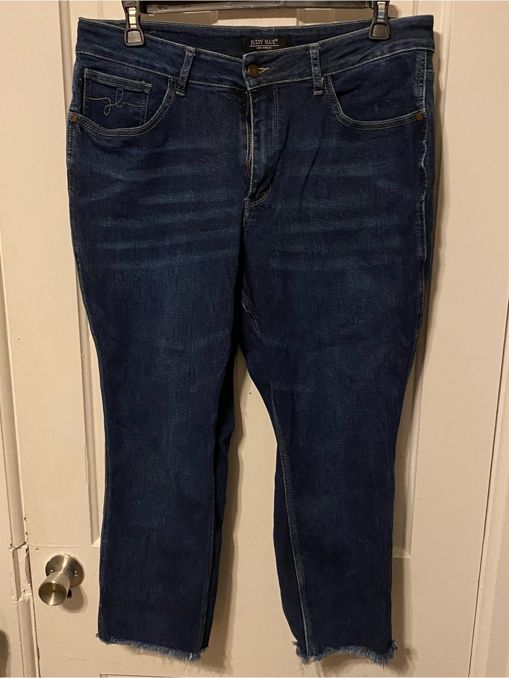 Judy Blue High Waisted Cropped Straight Jeans